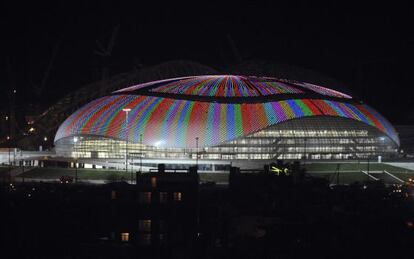 The Bolshoi Ice Dome, uno de los nuevos estadios para los Juegos de Sochi (Rusia).