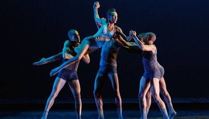 Un momento del espectáculo de danza que la compañía Ailey II presentó en Peralada.
