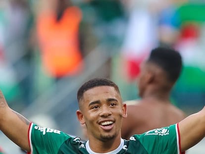 Jesus, atacante do Palmeiras.