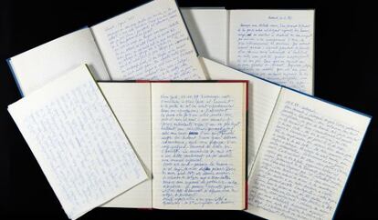 Libretas personales de Ràfols-Casamada incluidas en el fondo que ha ingresado en la Biblioteca de Cataluña.