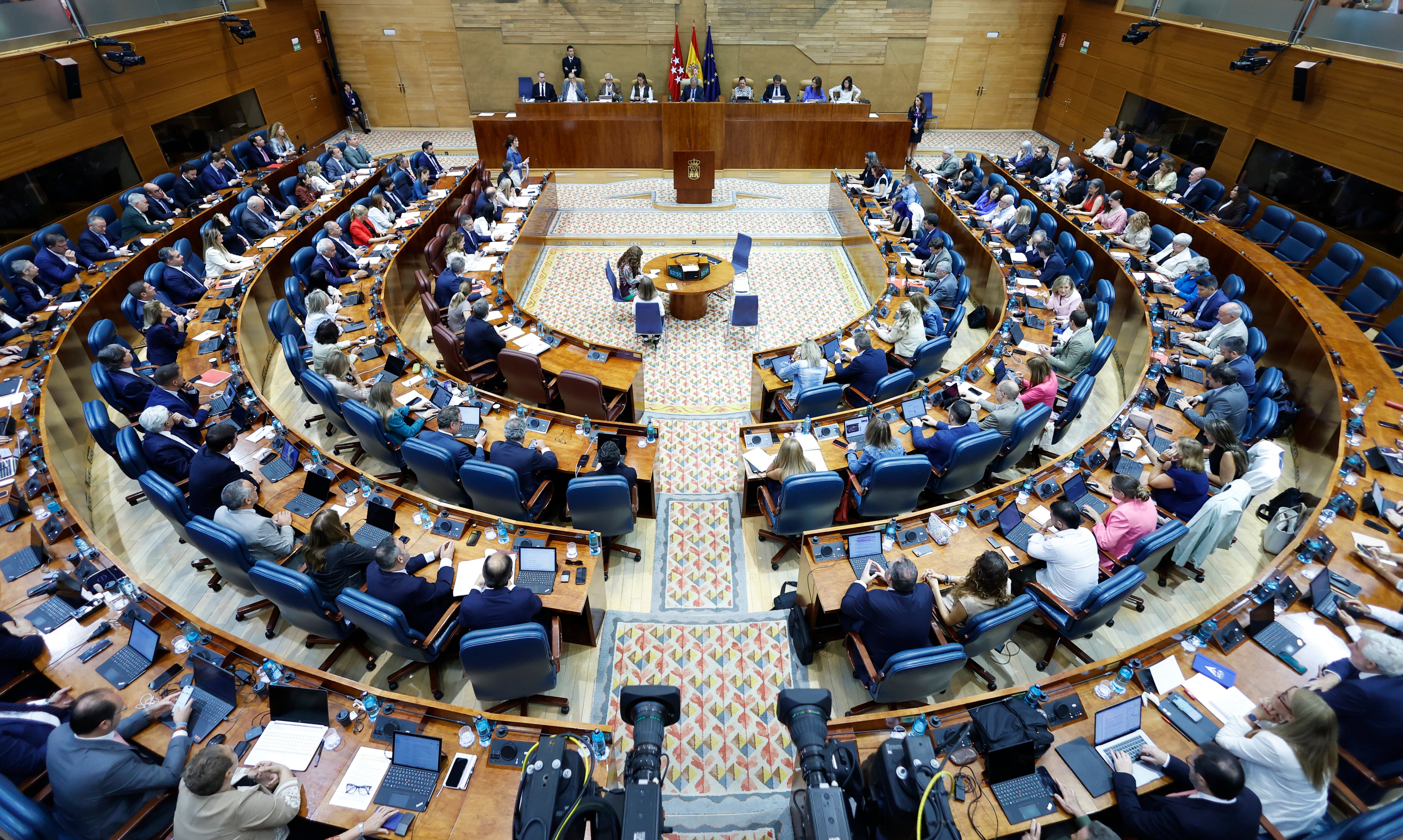 Pleno de la Asamblea de Madrid, este jueves.