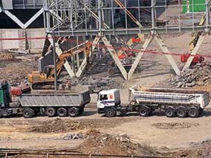 Obras de acceso a la Feria de Muestras de Barakaldo
