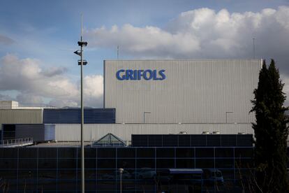 Polígono industrial de Grifols en Parets del Vallés, Barcelona, el martes.