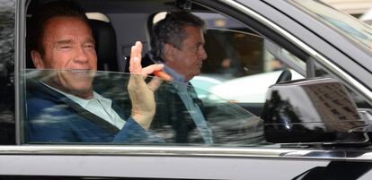 Schwarzenegger, este 16 de mayor en Nueva York.