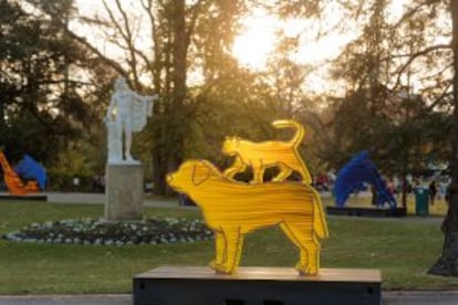 Un exposición del Museo de Historia Natural en el Jardín de Plantes, en Toulouse.