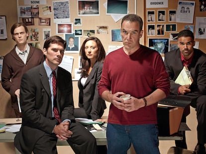 Una escena de <i>Mentes criminales,</i> serie dedicada a hacer perfiles de asesinos que dirige Jason Gideon.