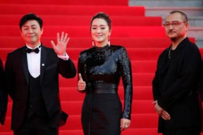 La actriz Gong Li, en un festival de cine celebrado en Pekín en 2021.