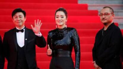 La actriz Gong Li, en un festival de cine celebrado en Pekín en 2021.