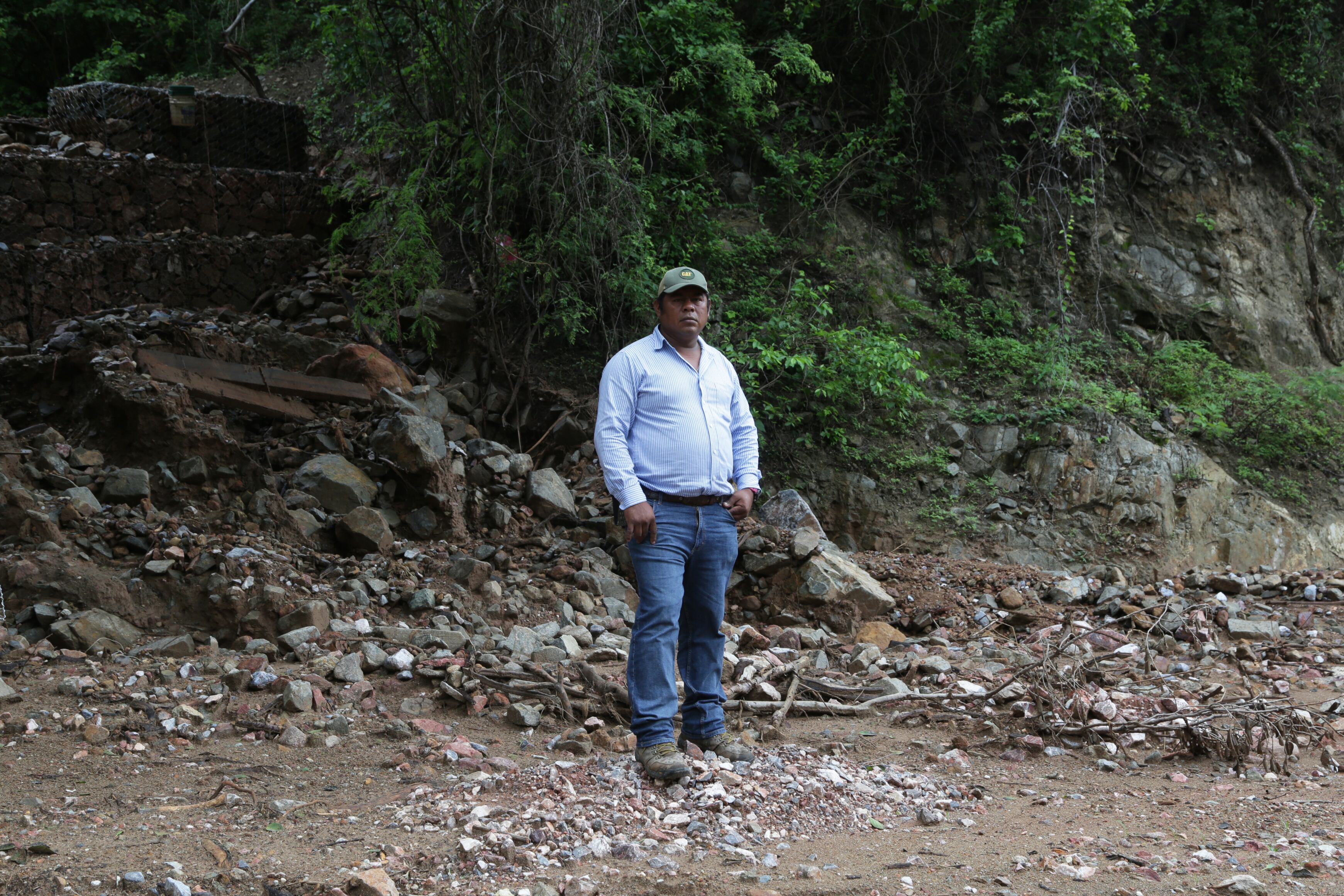 Eli Sobrevilla en el cerro de Guadalupe. 