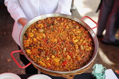 Una paella del 7Portes de Barcelona.