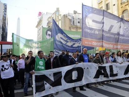 Sindicatos argentinos preparam-se para sua segunda greve.