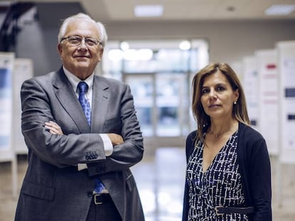 Carlos Camps y Eloísa Jantus, oncólogos del Hospital General de Valencia.