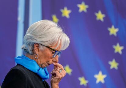 La presidenta del Banco Central Europeo, Christine Lagarde, en octubre de 2021.