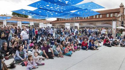Imagen del Festival Poetas en el Matadero Madrid el 2016.
