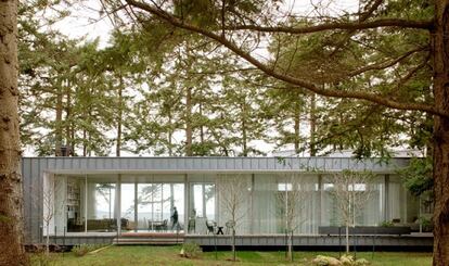 Casa eficiente en Estados Unidos desde el punto de vista energético, obra de Joe Herrin.