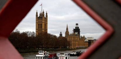 Vista del Parlamento británico.