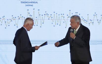 López Obrador y el periodista Jorge Ramos