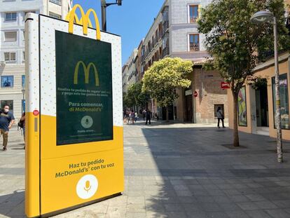 Nuevos puntos de pedido de McDonald's en Madrid.