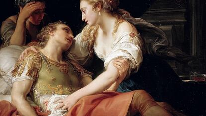 'La muerte de Marco Antonio', de Pompeo Batoni (1763).