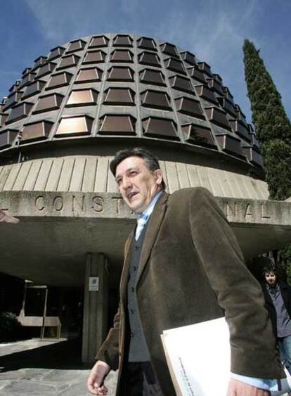 Raimon Martínez, delegado de la Generalitat, tras presentar la recusación.