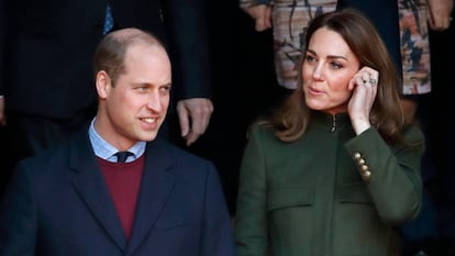 Los duques de Cambridge, Guillermo y Kate, el miércoles en Bradford, Inglaterra.