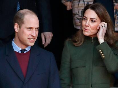 Los duques de Cambridge, Guillermo y Kate, en Bradford, Inglaterra.