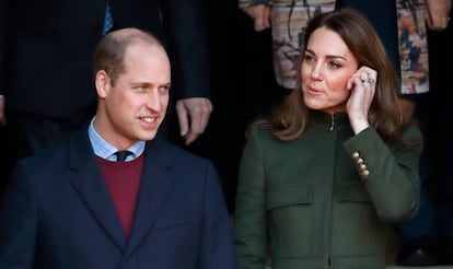 Los duques de Cambridge, Guillermo y Kate, el miércoles en Bradford, Inglaterra.