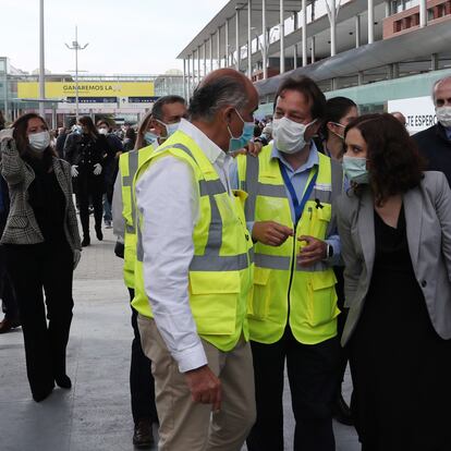 1/05/20. (DVD 999). Acto de cierre del Hospital de Ifema, presidido por Isabel Diaz Ayuso y Jose Luis Martinez Almeida, donde han recibido el alta los ultimos pacientes de coronavirus que aun estaban en el pabellon 9
Jaime Villanueva.