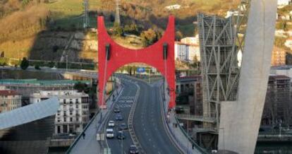 Puente de La Salve en Bilbao