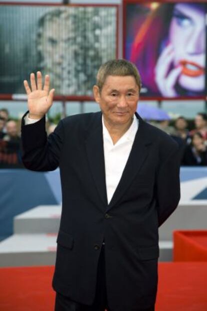 Takeshi Kitano en la presentación de 'Outrage beyond'