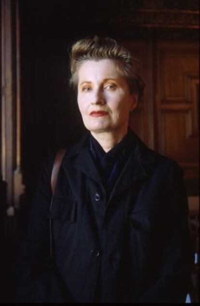 La escritora Elfriede Jelinek.