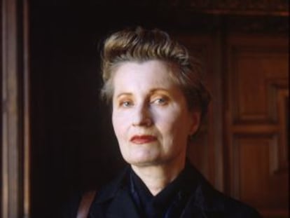 La escritora Elfriede Jelinek.