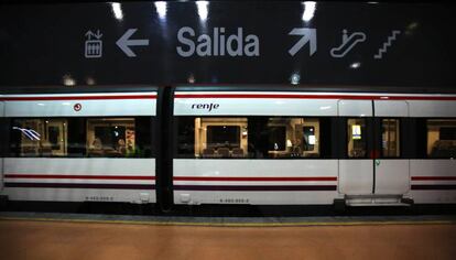 Un tren del Cercanías de Madrid.
