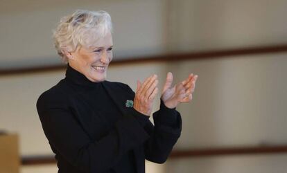 Glenn Close, en San Sebastián.