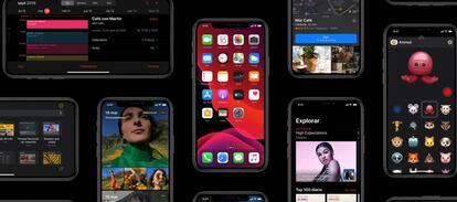 iOS 13 de Apple.