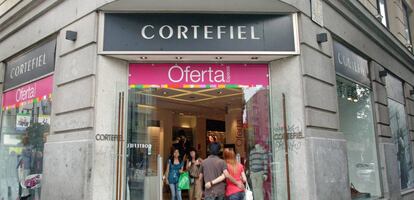 Una tienda de Cortefiel en Madrid.