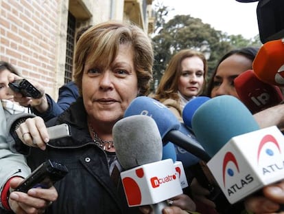 Milagrosa Martínez, exconsejera de Turismo durante el gobierno de Camps.