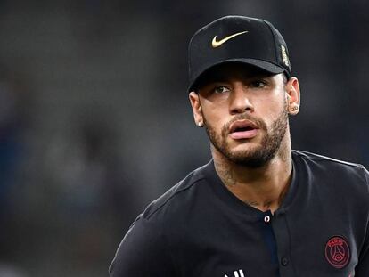 Neymar, tras el duelo del PSG en la Supercopa francesa.