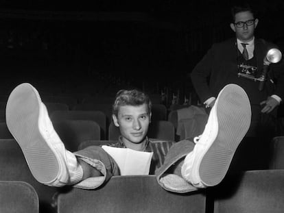 Johnny Hallyday en el Olympia de Par&iacute;s, en 1962