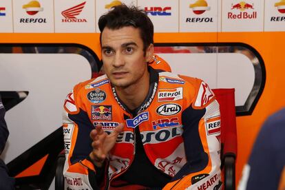 Dani Pedrosa en el gran premio de Japón.