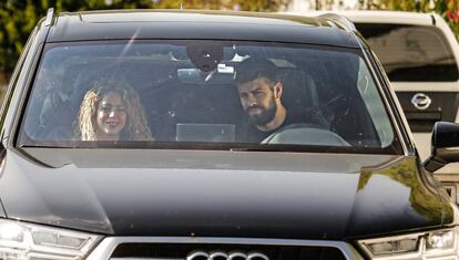 La cantante y su pareja, el futbolista Gerard Piqué, el pasado octubre en Barcelona.