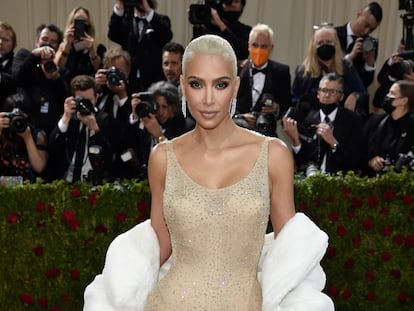 Kim Kardashian en la pasada gala del Met, el 2 de mayo de 2022 en Nueva York.