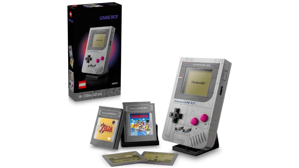 Maqueta Game Boy con piezas Lego, de Super Mario Land.