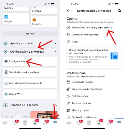 Cómo desactivar temporalmente tu cuenta de Facebook.