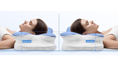 Esta almohada para el cuello es popular entre los compradores de Amazon.