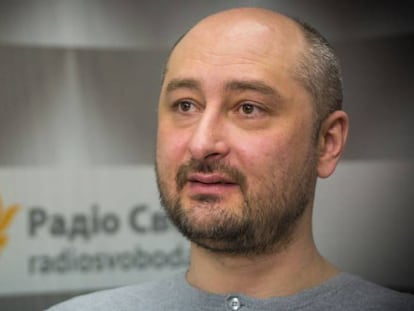 El periodista y escritor ruso Arkadi Babchenko, en una imagen de archivo.