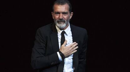 Antonio Banderas, en el festival de M&aacute;laga. 