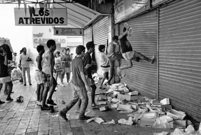 Asaltos en la zona comercial de Calidonia, tras la invasión estadounidense en Ciudad de Panamá, el 20 de diciembre de 1989.