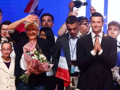 Marine Le Pen y Jordan Bardella