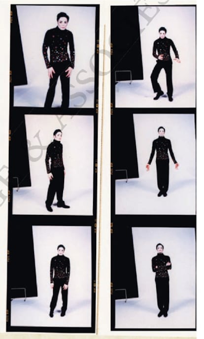 Fotografías inéditas de Michael Jackson tomadas por Arno Bani. Se subastarán en la casa Pierre Bergé en diciembre.